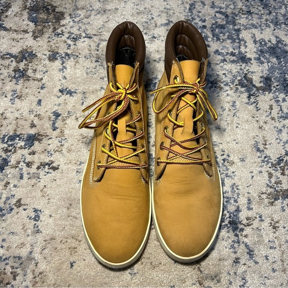 Timberland Dausette Wheat Brown Lace-Up Ankle Sneakers Size 9 - Picture 4 of 9